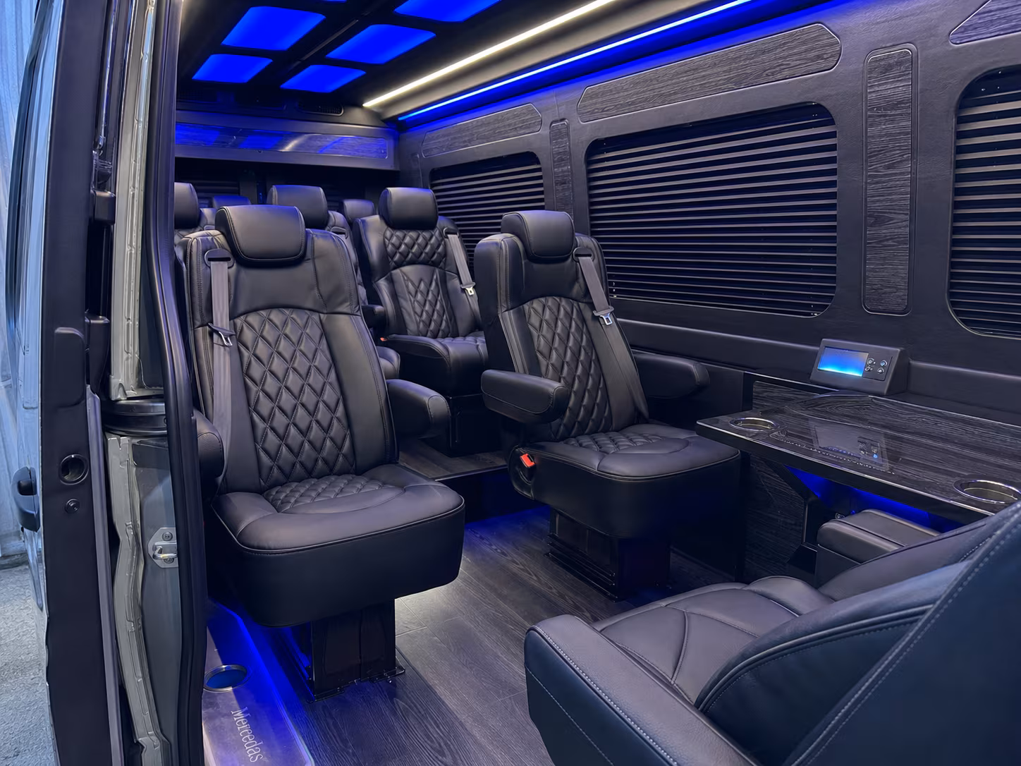 sprinter van transportation for groups and events across turlock