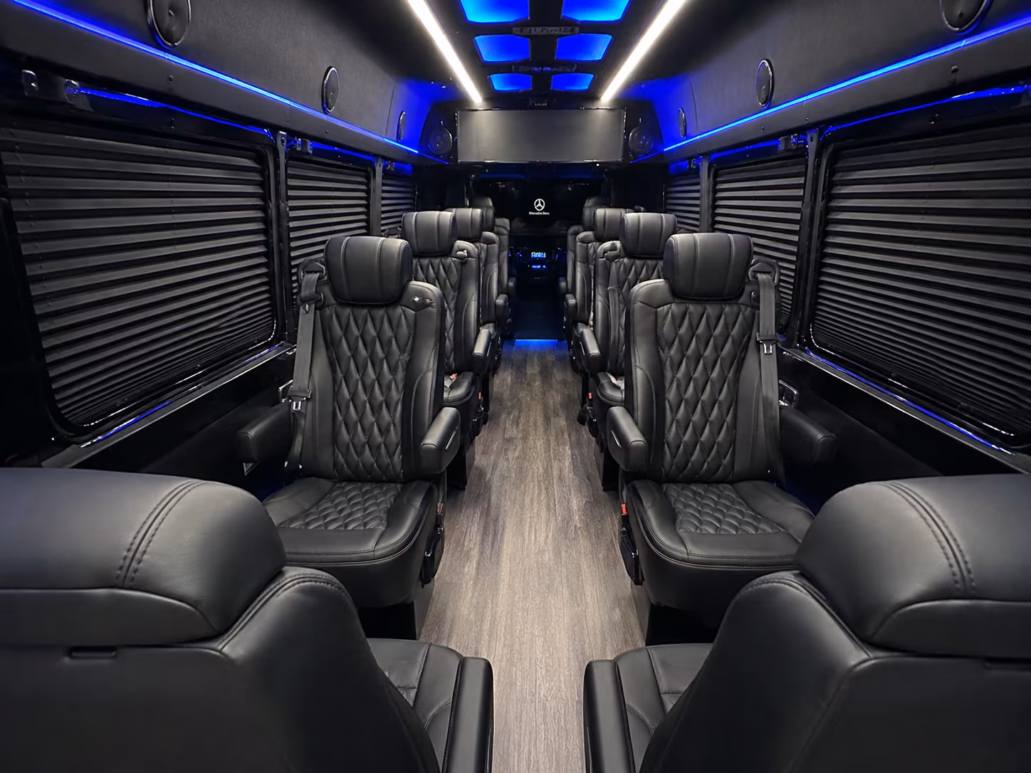 sprinter van with driver interior
