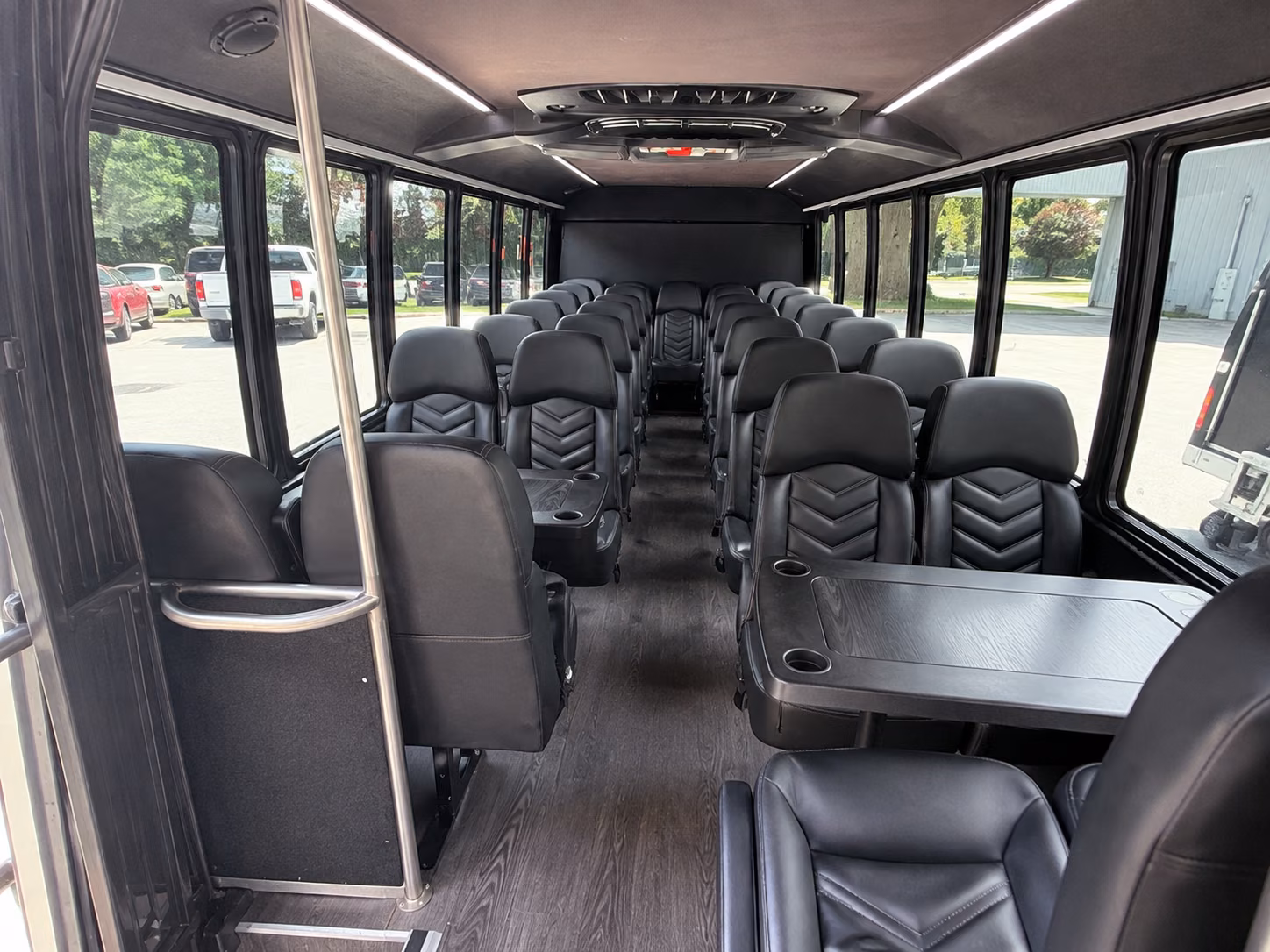 turlock 15 passenger minibus inside