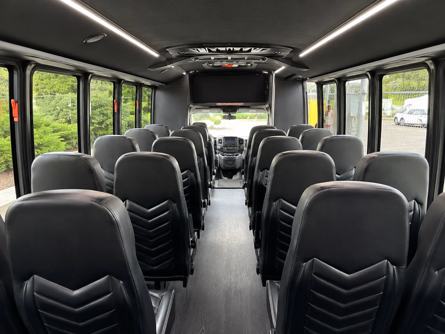 turlock 15 passenger minibus interior