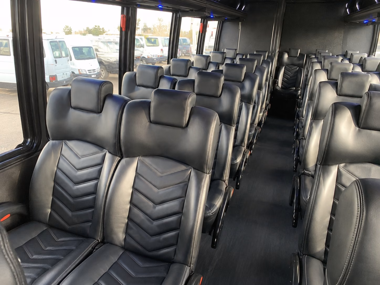 turlock 20 passenger minibus inside