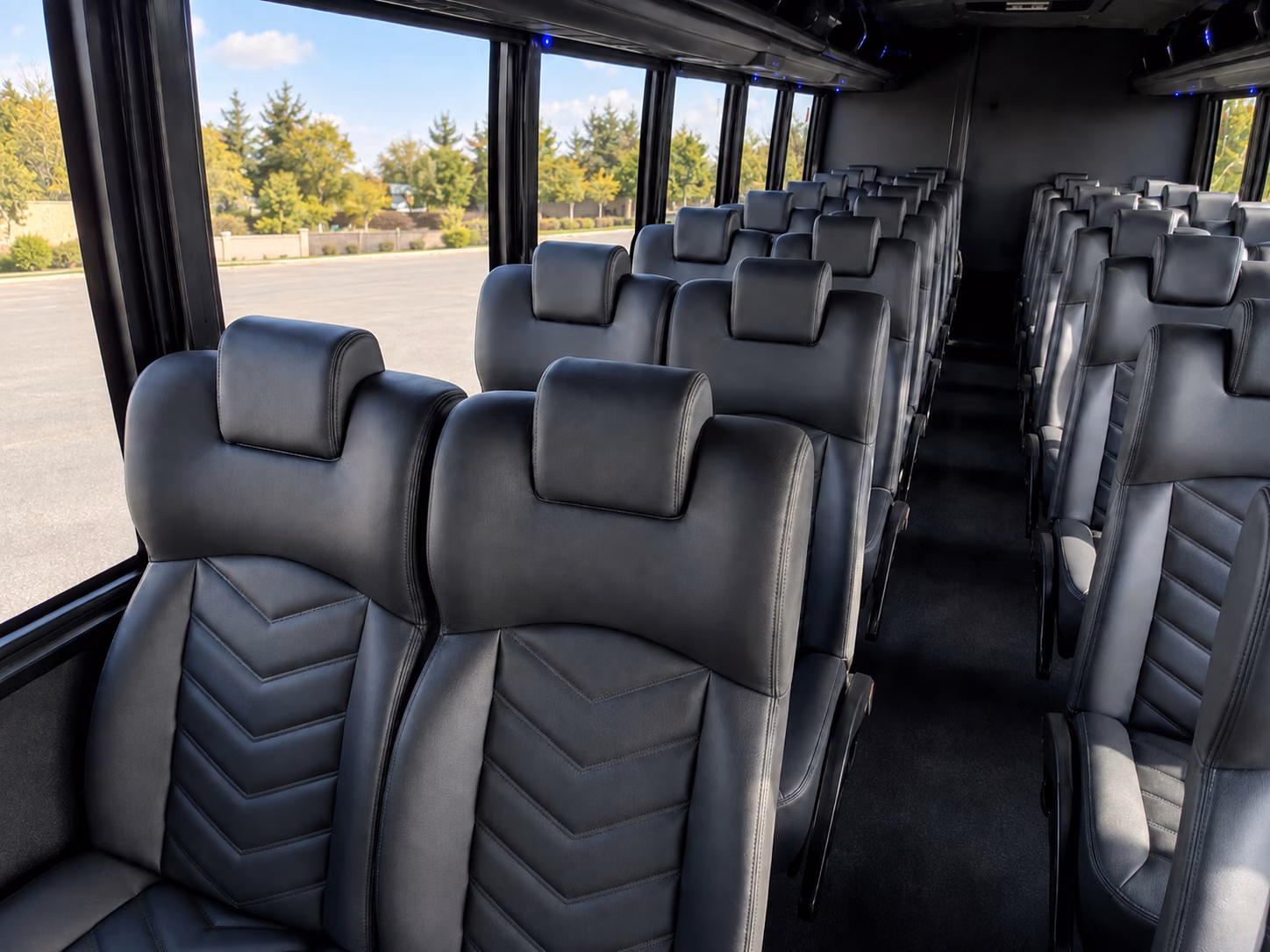 turlock 20 passenger minibus interior