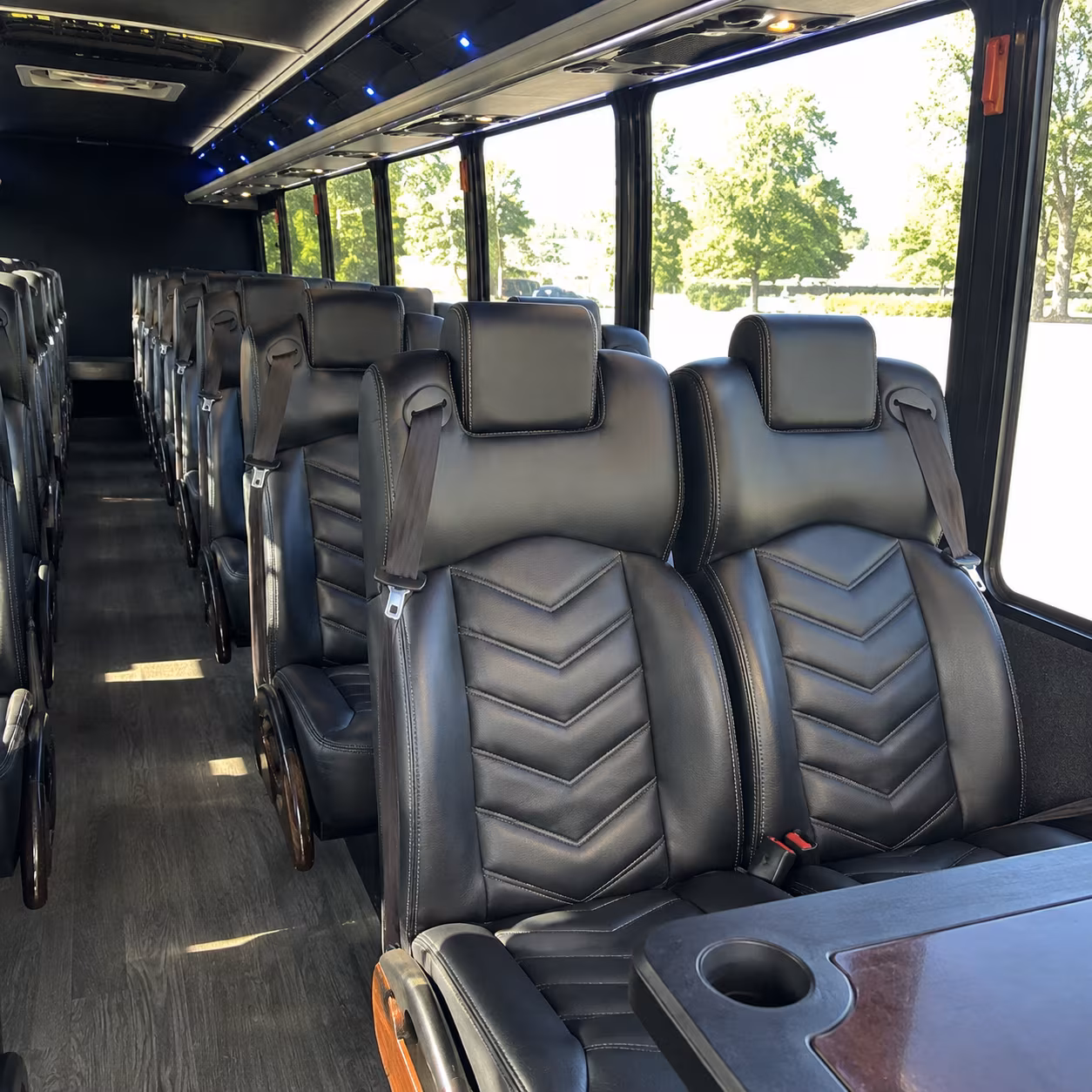 turlock 25 passenger minibus interior