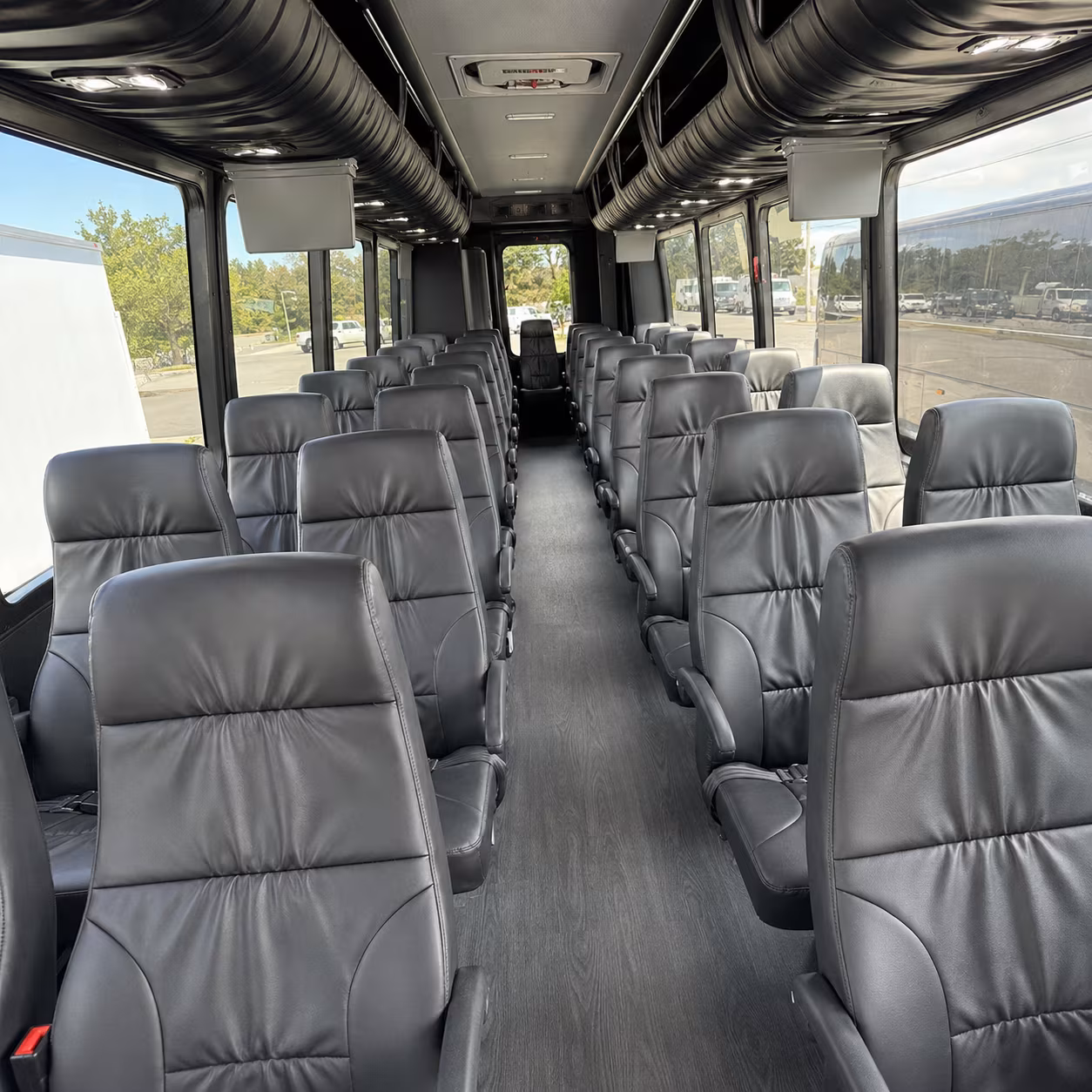 turlock 30 passenger minibus inside