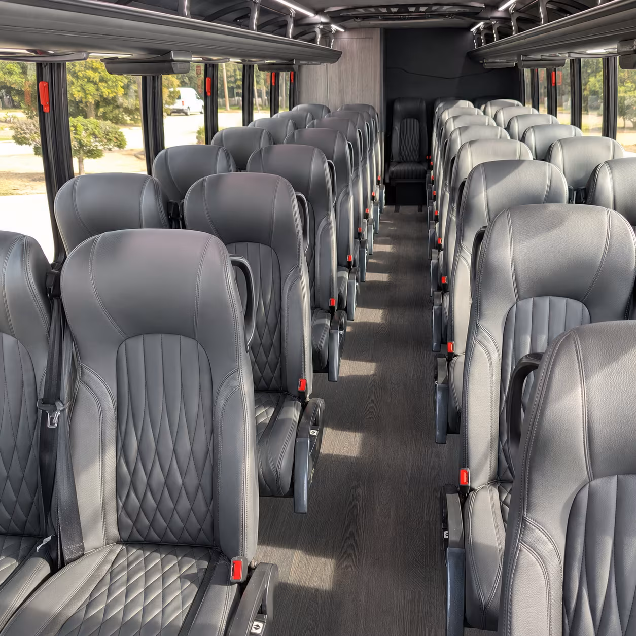 turlock 35 passenger minibus interior