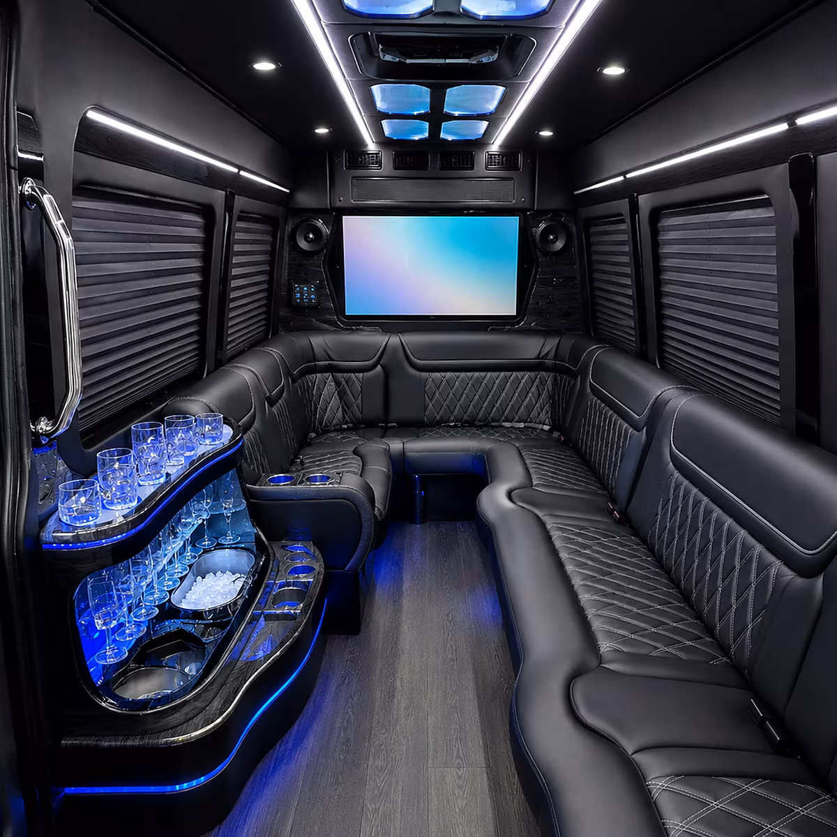 turlock party bus rentals inside
