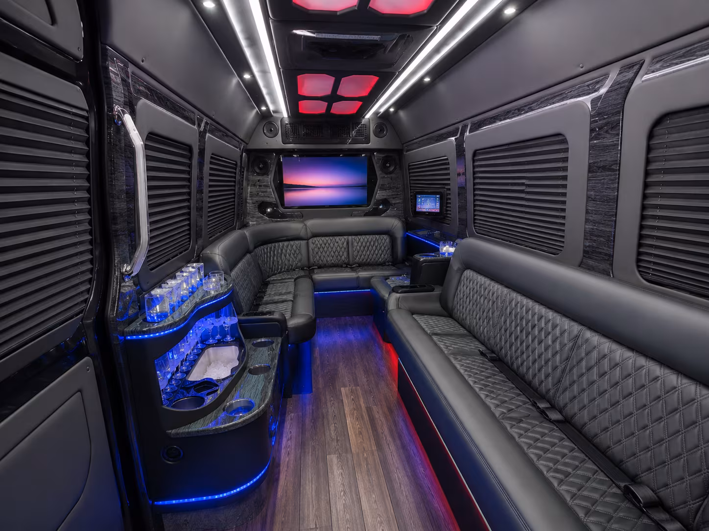 turlock sprinter limousine interior