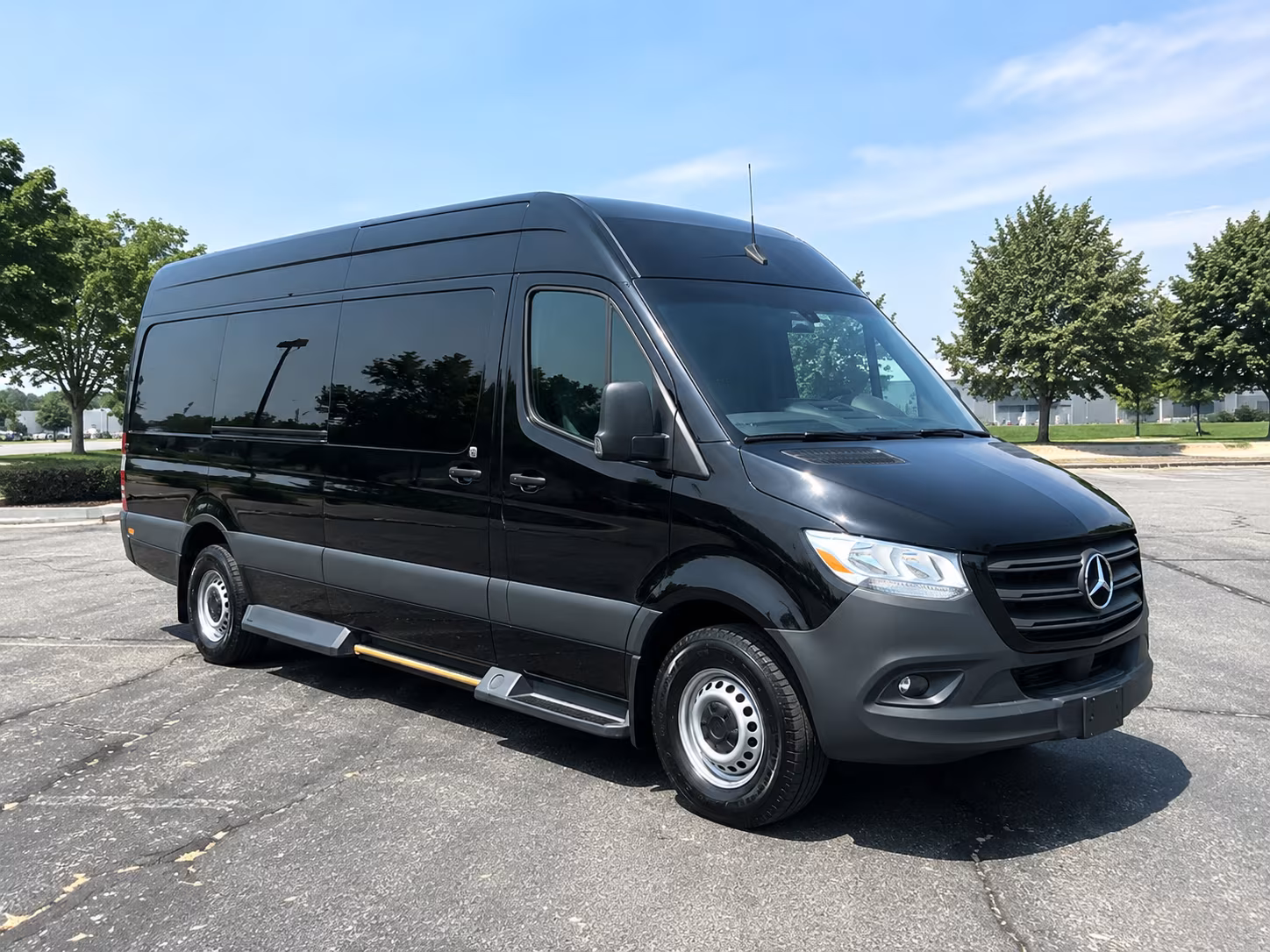 turlock sprinter van with driver
